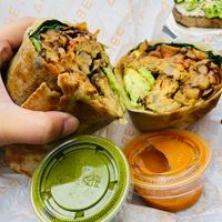 Breakfast burrito! Delicious!   at Vibe Organic Kitchen & Juice in Dana Point