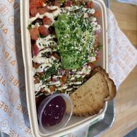 Sunrise scramble  at Vibe Organic Kitchen & Juice in Dana Point