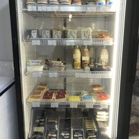 Vegan milk, cheese, tofu  at Veggie Woogie in Moscow