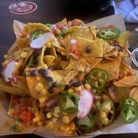 vegan nachos   at Pedal Haus Brewery in Tempe