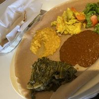   at Messob Ethiopian Cuisine in Victoria