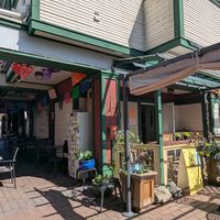 Rear entrance at Messob Ethiopian Cuisine in Victoria