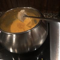 Vegan cheese fondue  at The Melting Pot in Towson