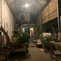 Rooftop terrace at Sacred Lotus Cafe in Phnom Penh