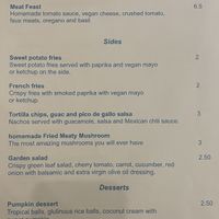 Menu, 4 of 6  at Sacred Lotus Cafe in Phnom Penh