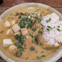 Red curry at Sacred Lotus Cafe in Phnom Penh