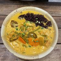 Red curry  at Sacred Lotus Cafe in Phnom Penh