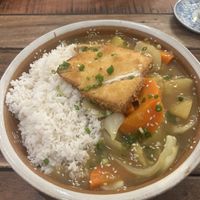 Katsu tofu   at Sacred Lotus Cafe in Phnom Penh