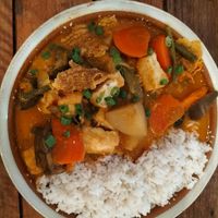 Khmer Red Curry at Sacred Lotus Cafe in Phnom Penh