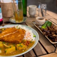 My feast  at Sacred Lotus Cafe in Phnom Penh