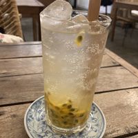Passion soda  at Sacred Lotus Cafe in Phnom Penh