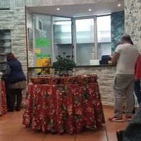 inside at La Olla Vegetal in Zaragoza