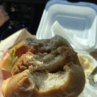 Bitten chikn sandwich  at NuVegan in Washington