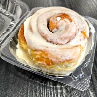 Cinnamon roll (stale, very hard, get cornbread instead) at NuVegan in Washington