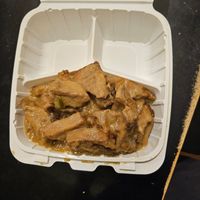 Curry tofu at NuVegan in Washington