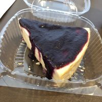 Blueberry cheesecake. A must try! They also had strawberry and oreo flavored  at NuVegan in Washington