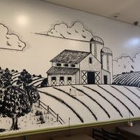 Love this wall art! at NuVegan in Washington
