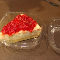 The best vegan cheesecake I've ever had.  at NuVegan in Washington