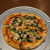Veggie personal pizza sub vegan cheese at Ramunto's Brick n'Brew in Hanover