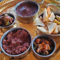 5 mezze (but I ask for changes) in Old Terrassa at Terrassa in Khiva