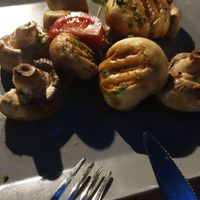 grilles mushrooms at Konoba Dalmacija in Zadar
