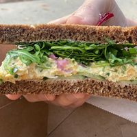 Chickpea salad sandwich  at The Trails Cafe in Los Angeles