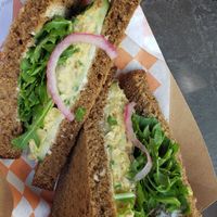 Chic sandwich at The Trails Cafe in Los Angeles