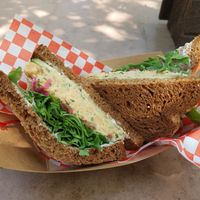 Chickpea salad sandwich at The Trails Cafe in Los Angeles