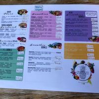 Vegan menu at Tropical Kitchen Cabo in Cabo San Lucas