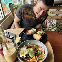Chilaquiles and burrito  at Tropical Kitchen Cabo in Cabo San Lucas