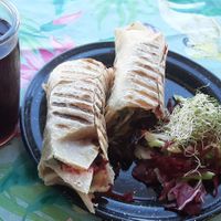 Burrito de jamaica at Tropical Kitchen Cabo in Cabo San Lucas