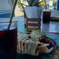 Tropikal burrito at Tropical Kitchen Cabo in Cabo San Lucas