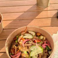 Vegan noodles with tofu at Wok.about  in Rovinj