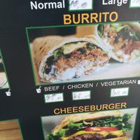 Vegetarian burrito 40 kn at Wok.about  in Rovinj