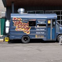 Good Boy Vegan Grill at the Farmer's market at Good Boy Veggie Grill in Nashville