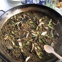 Vegan paella  at Xiringuito Escribà in Barcelona