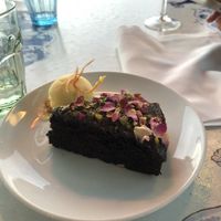 Vegan chocolate cake  at Xiringuito Escribà in Barcelona
