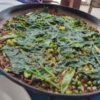 Vegan Fideuá Green Veg at Xiringuito Escribà in Barcelona