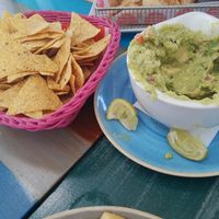 Guacamole mixed at Xiringuito Escribà in Barcelona