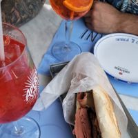 really Italian baguette in vegan form at Vini e Panini in Monopoli