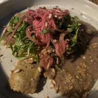 Mushroom Ravioli at Tony et Charlo in Baie-saint-paul