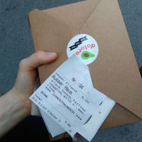 vegan friend at Dolores in Berlin