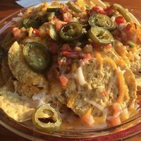   Vegan Nachos! at Oakbrook Brewing Company in Reading