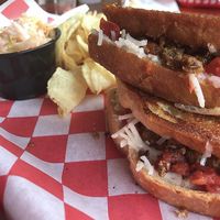 Plant based grilled cheese  at Oakbrook Brewing Company in Reading