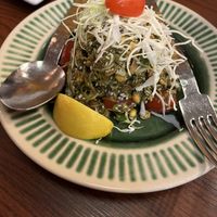 Read leaf salad 😋   at Mingalaba in Burlingame