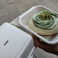 Pistachio cronut at Chök in Barcelona