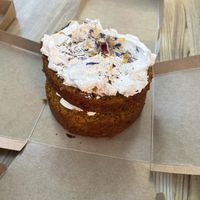 Carrot cakee  at Chök in Barcelona