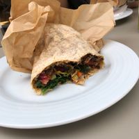 Vegan mushroom gyro at Umami in Crete