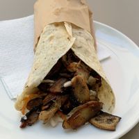 Mushroom Gyro  at Umami in Crete