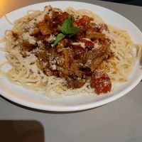 Spaghetti Bolognese at Umami in Crete